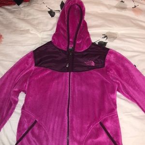 GIRLS NORTHFACE ZIP-UP JACKET